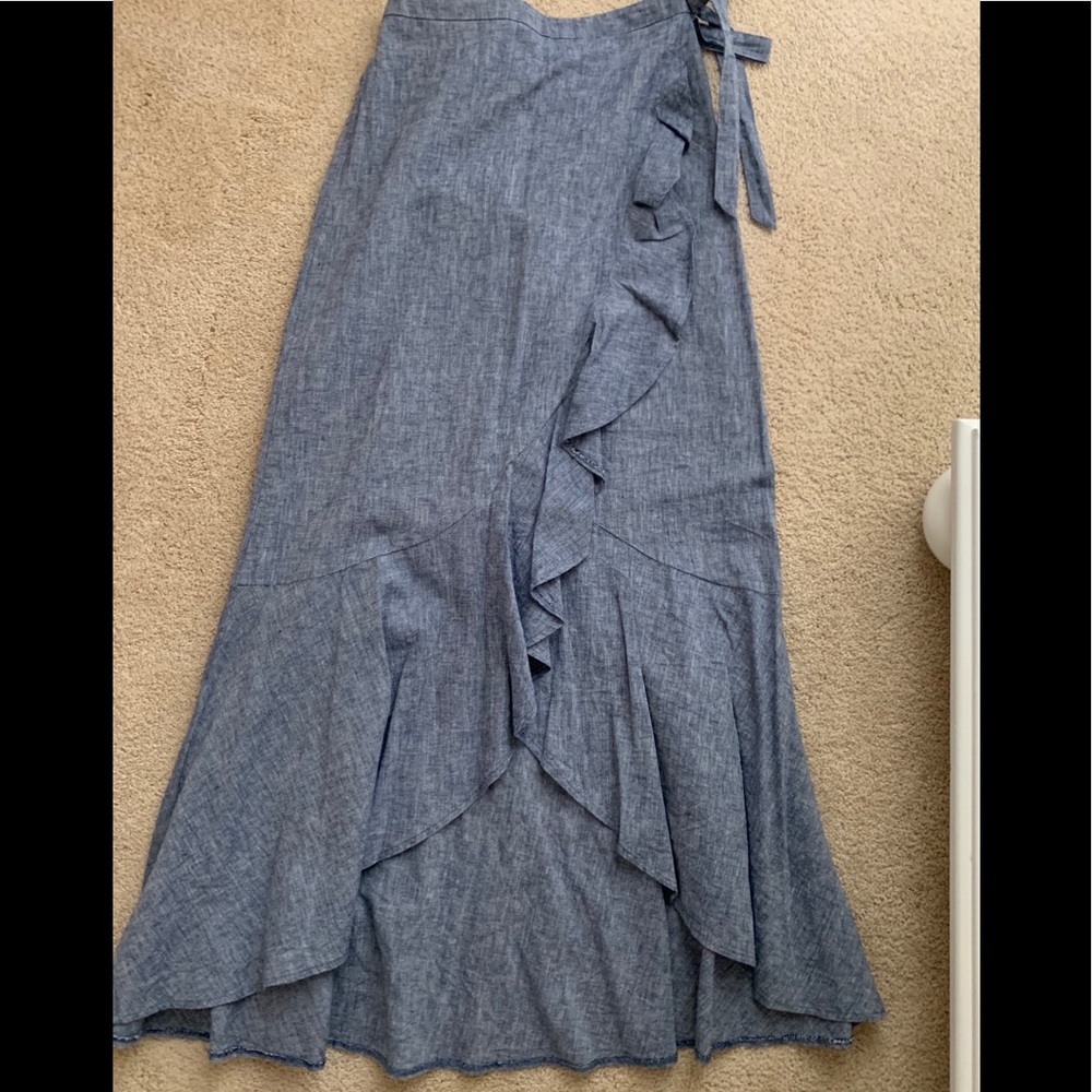 Women’s Express high low denim skirt